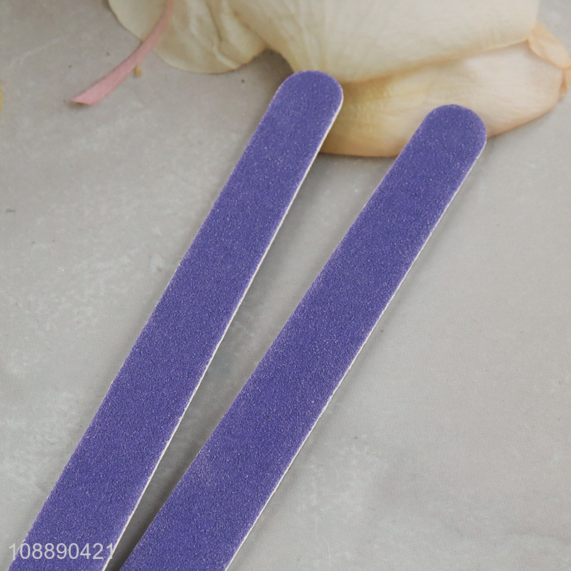 Factory price 4pc double sided washable nail files nail supplies