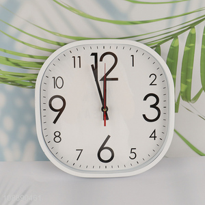 New product silent plastic wall clock for living room decoration