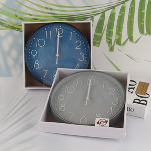 Hot selling decorative analog wall clock silent quartz wall clock