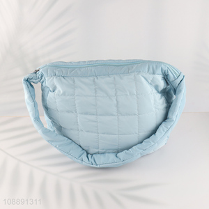 Hot selling quilted puffer bag lightweight cotton shoulder bag