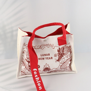 China imports canvas tote bag festive shoulder bag for women