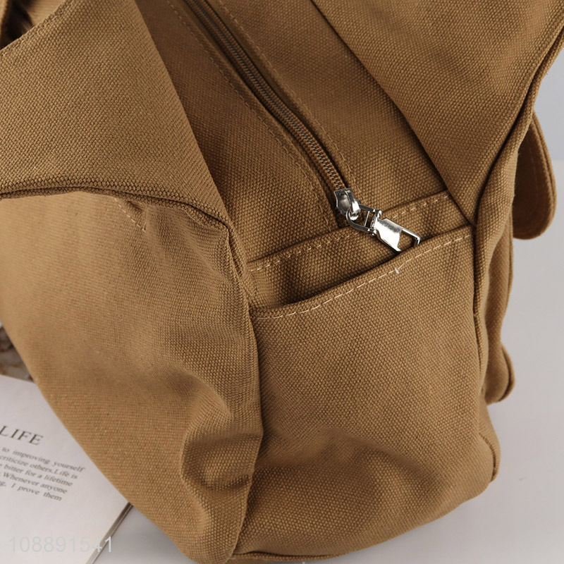 New arrival vintage canvas shoulder bag causal commuter bag for women