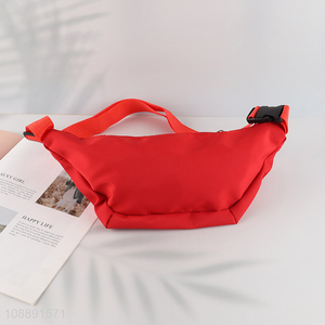 Wholesale waterproof nylon dumpling bag simple crossbody bag for women