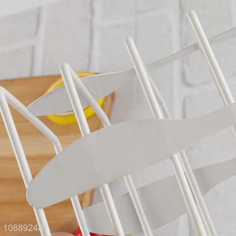 High quality metal wire chopsticks cage kitchen utensils organizer