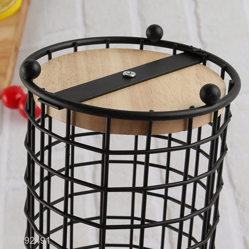 New arrival metal wire utensil holder chopsticks cage for kitchen