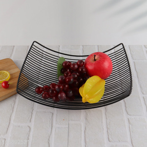 New product metal wire fruit vegetable storage basket for kitchen
