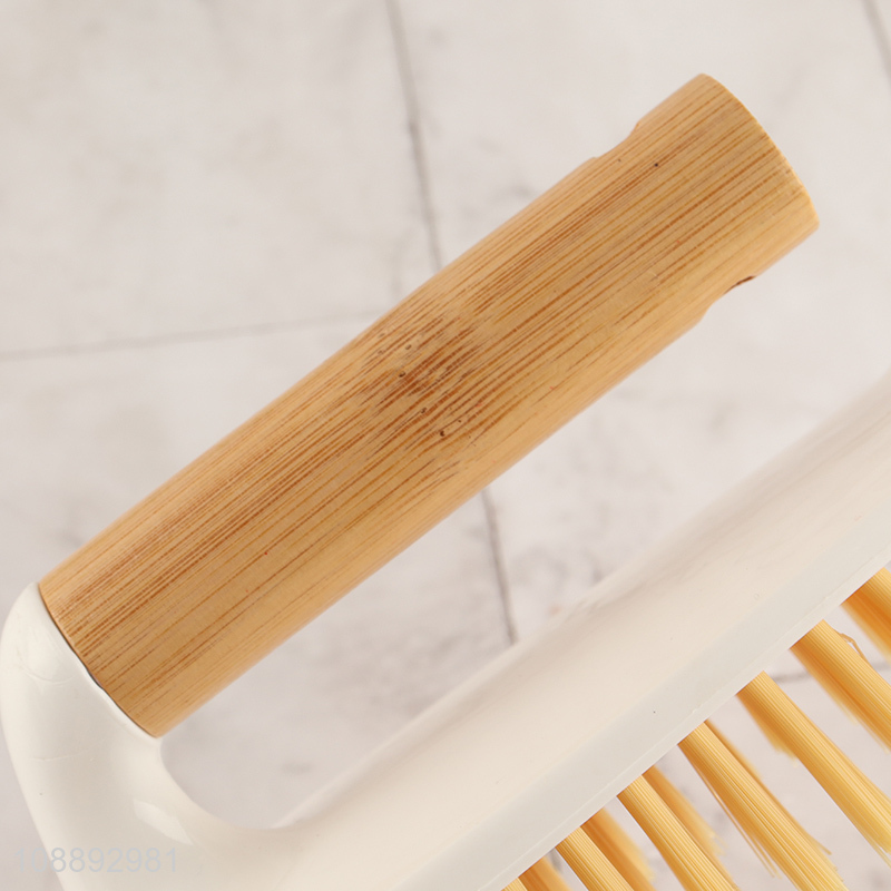 Good quality heavy duty floor scrubbibg brush with bamboo lid