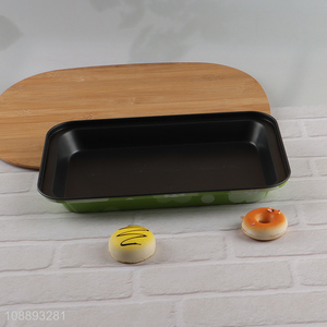 New arrival carbon steel non-stick rectangle cake baking pan baking mold