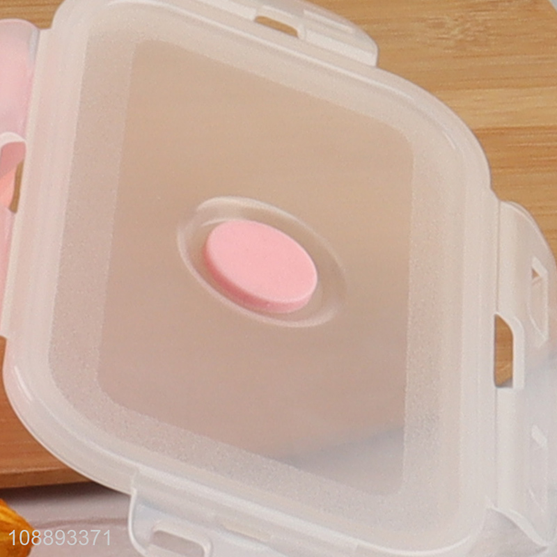 Hot selling folding silicone food container storage box
