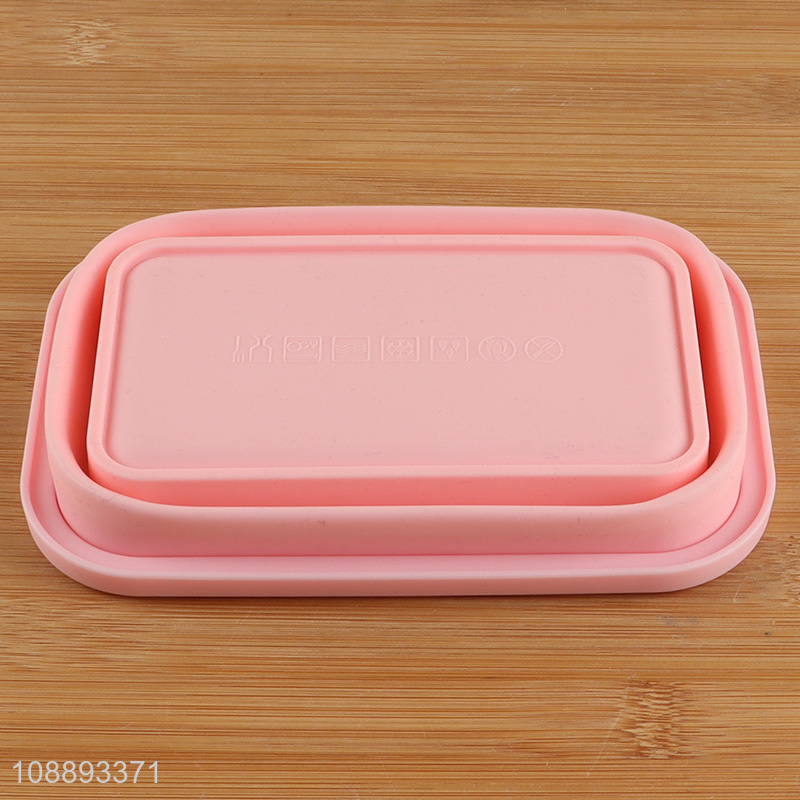 Hot selling folding silicone food container storage box