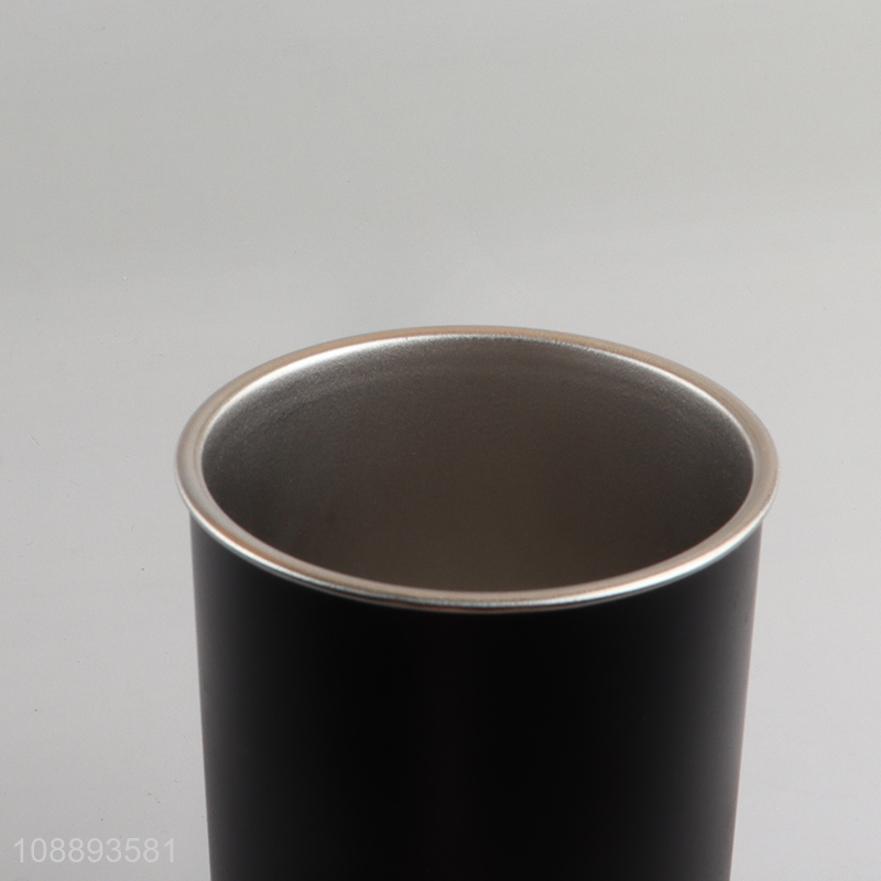 Factory supply black stainless steel water cup drinking cup