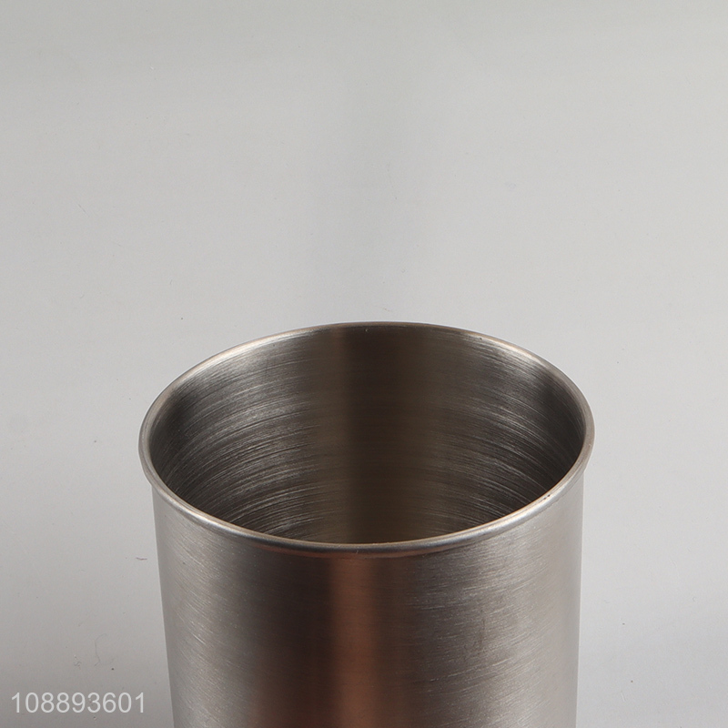 Good quality stainless steel silver water cup drinking cup