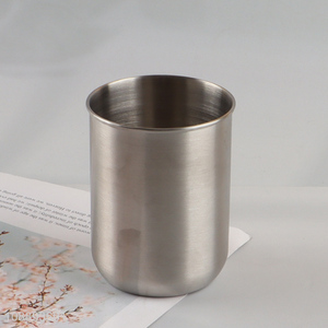 Good quality stainless steel silver water cup drinking cup