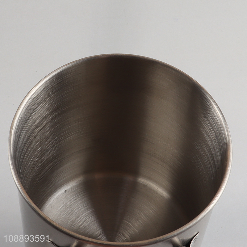 Good price stainless steel water cup drinking cup with handle