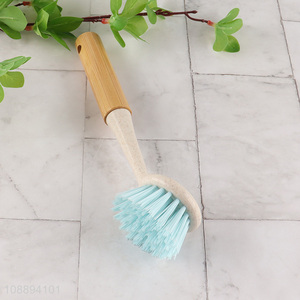 Hot selling pot scrub brush dish cleaning brush with long handle
