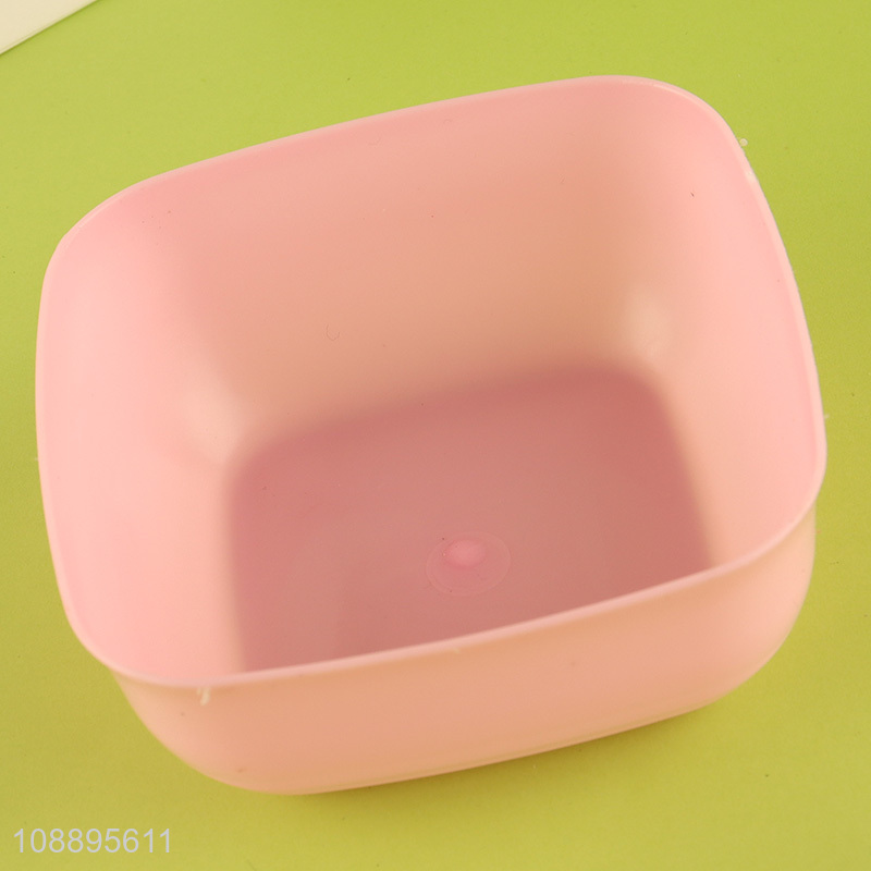 New product 4 pack reusable lightweight plastic bowls for cereal soup