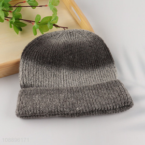 New product winter caps knitted cuffed beanie hats for men women