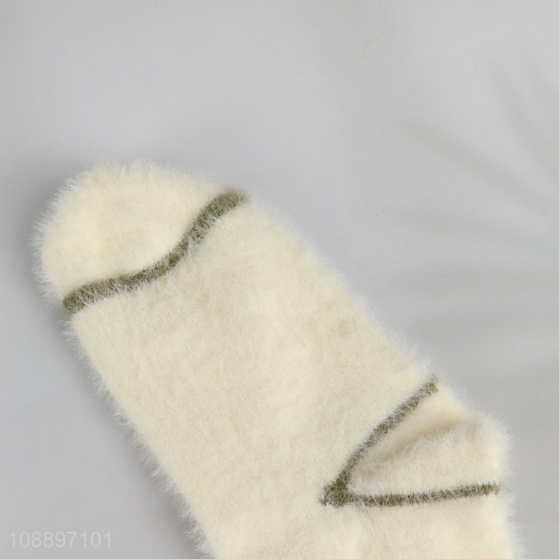 Good quality winter plush women socks home indoor socks