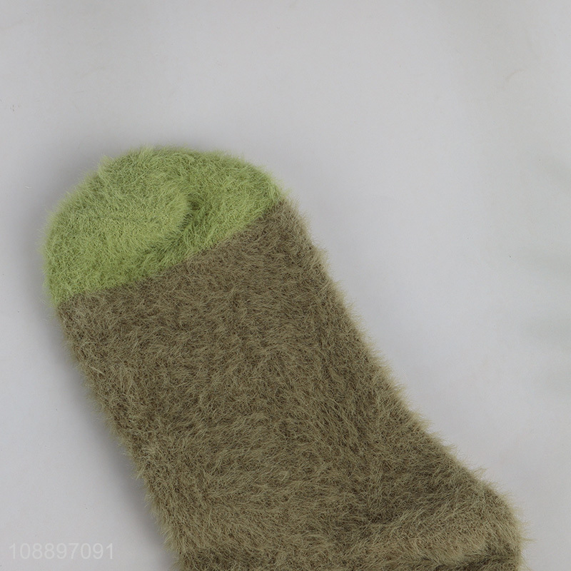 Best price winter thickened plush socks polyester socks