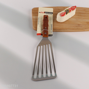 China imports heat resistant stainless steel slotted fish spatula turner