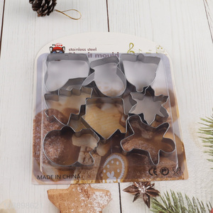 Hot Selling 8PCS Christmas Cookie Cutters Set Winter Cookie Molds