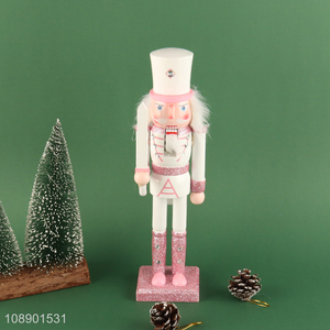 New Arrival Wooden King Nutcracker Ornament Christmas Nutcracker for Kids