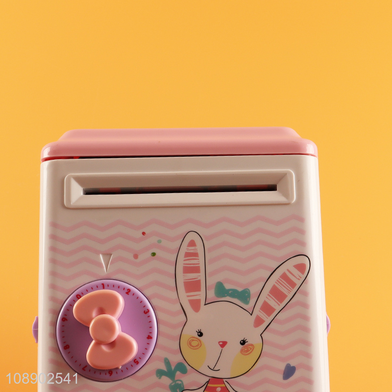 Hot selling automatic money rolling mini kids password money box