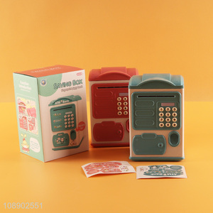 Good quality children fingerprint piggy bank money saving box