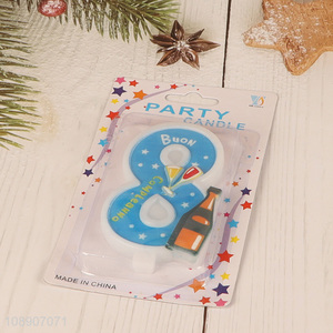 Popular products party candle cake decoration number candle wholesale