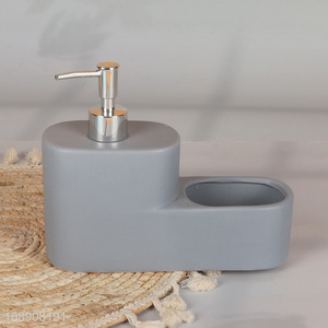 Yiwu market 2in1 multipurpose liquid soap dispenser for bathroom accessories