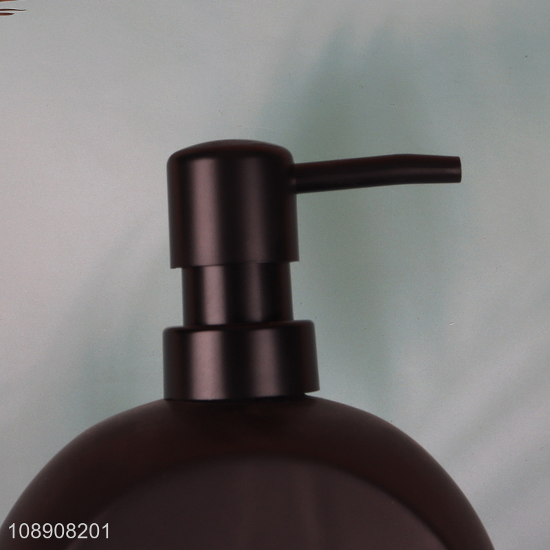 Hot selling black bathroom accessories liquid soap dispenser