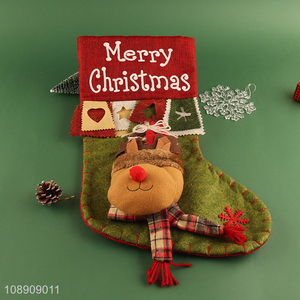 Hot Selling 3D Christmas Stockings Xmas Tree Hanging Ornaments