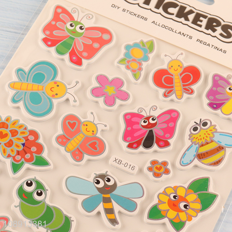 Good Price Cartoon Insect Stickers EVA Foam Stickers