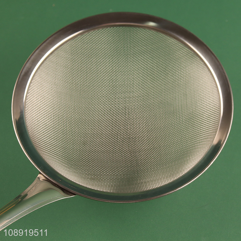 Hot items stainless steel colander strainer fried filter strainer