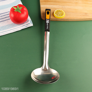 New style stainless steel long handle soup ladle for kitchen utensils