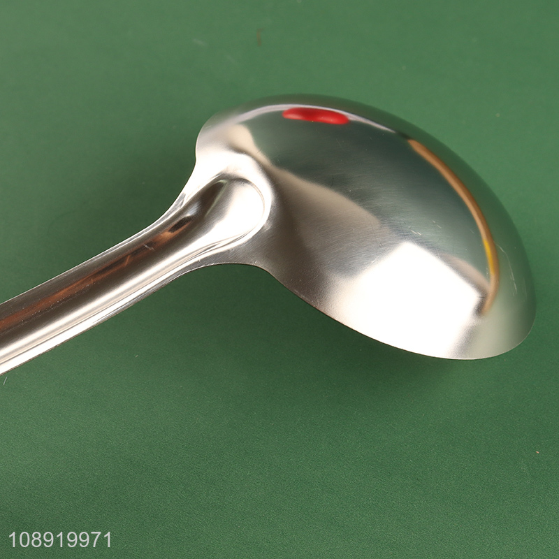 Top sale stainless steel long handle soup ladle wholesale