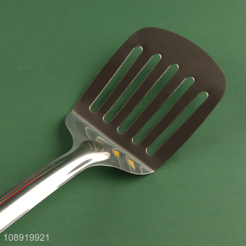 Best sale stainless steel non-stick slotted spatula wholesale