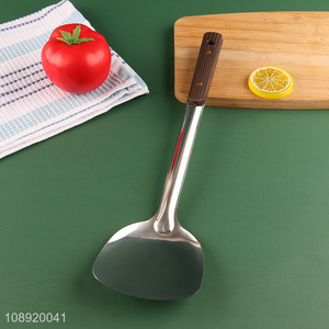 Latest products non-stick stainless steel cooking spatula for sale