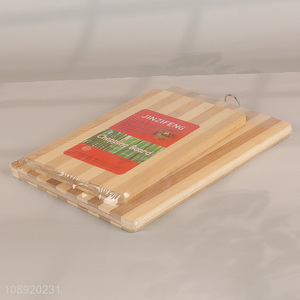 New arrival 2pcs natural bamboo vegetable cutting boards for kitchen