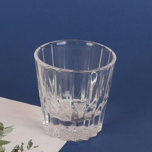 Hot Selling 330ml Clear Whiskey Glasses Lead Free Glass Water Cup