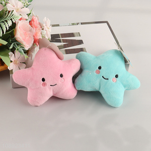 Online wholesale star shape pet dog chew toy squeaky plush toy