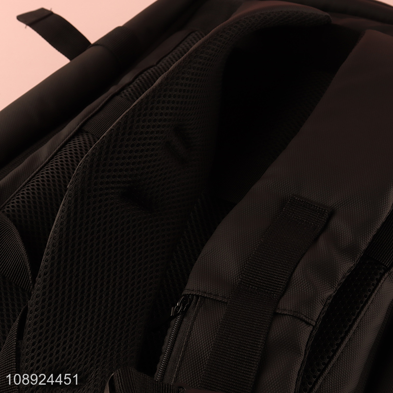 New product black portable large capacity sports backpack