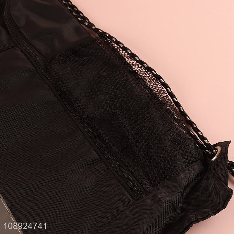 Popular products black draw string bags waterproof sport bag