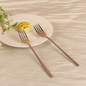 New Arrival 2PCS Stainless Steel Dinner Forks Extra Fine Forks