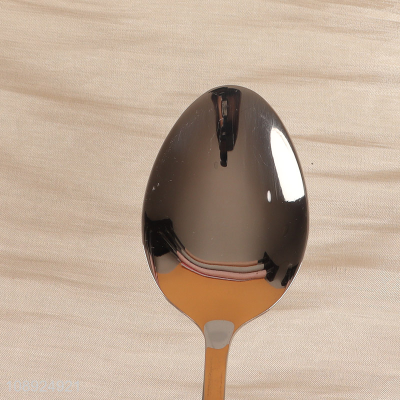 Good Quality 5PCS Mirror Polished Stainless Steel Dinner Spoons