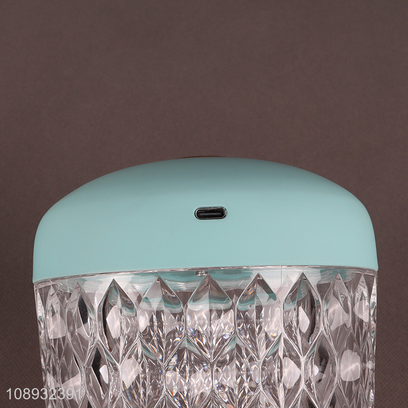 Wholesale Luxury Crystal Table Lamp RGB Color Changing Night Lamp for Decor