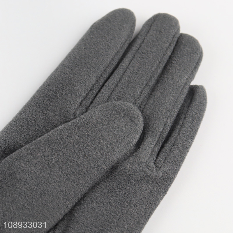 Factory price warm winter cashmere gloves for women