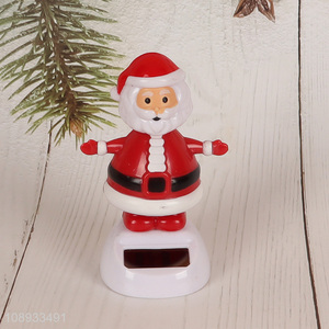 Good Quality Christmas Santa Claus Solar Powered Dancing Toys Home Ornaments