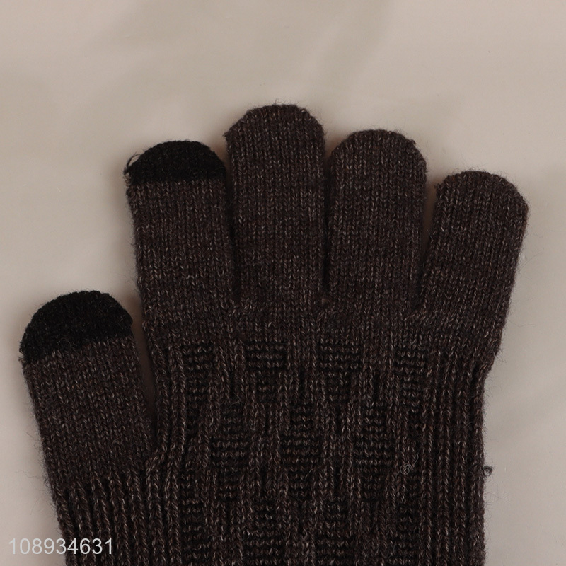 New product men's winter touch screen gloves for cold weather