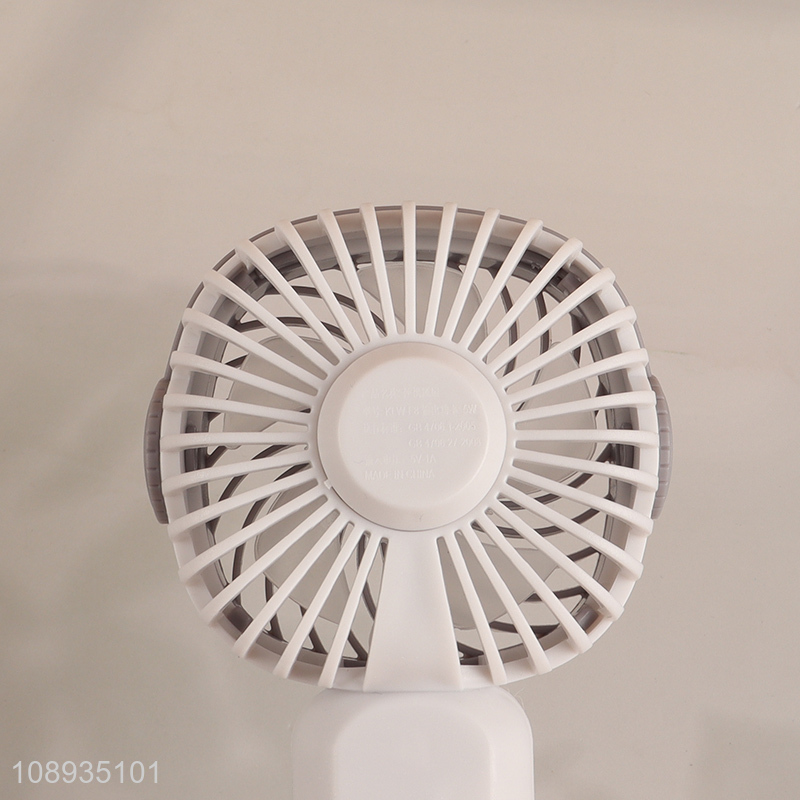 Wholesale Mini USB Rechargeable Handheld Fan with Phone Stand for Outdoor